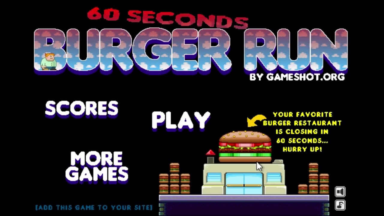 60 Seconds Burger Run